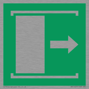 E033 safe condition door slides right to open